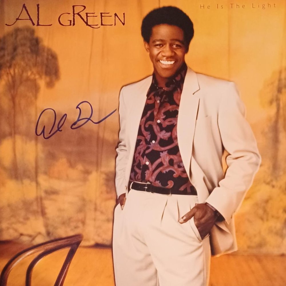1985 Al Green SIGNED Promotional Poster REPRODUCTION (RP)